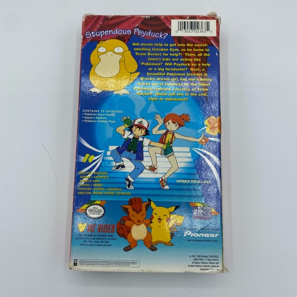 Pokemon Vintage 1998 Fashion Victims VHS Tape - Picture 2 of 8